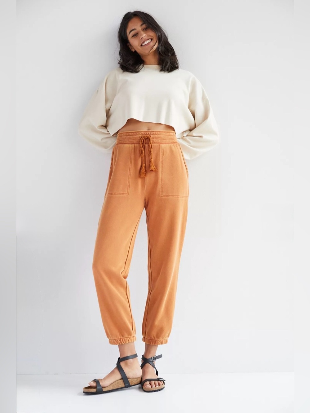 🏜️ Daily Practice by Anthropologiey Tasselled Joggers ☕️🍂